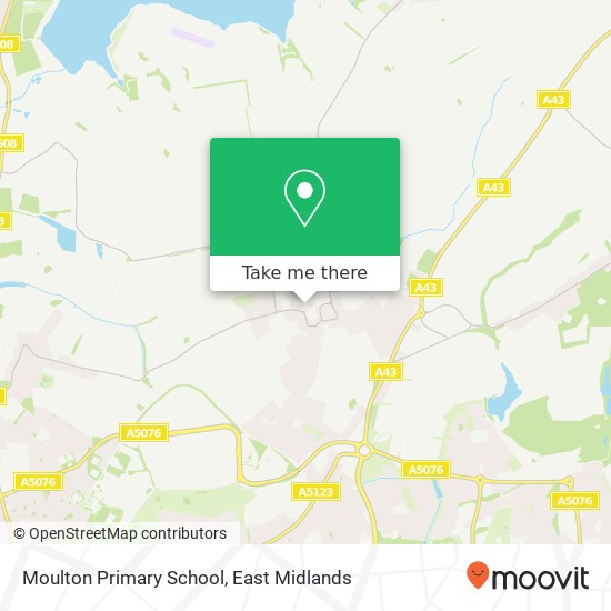 Moulton Primary School map