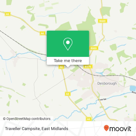 Traveller Campsite map