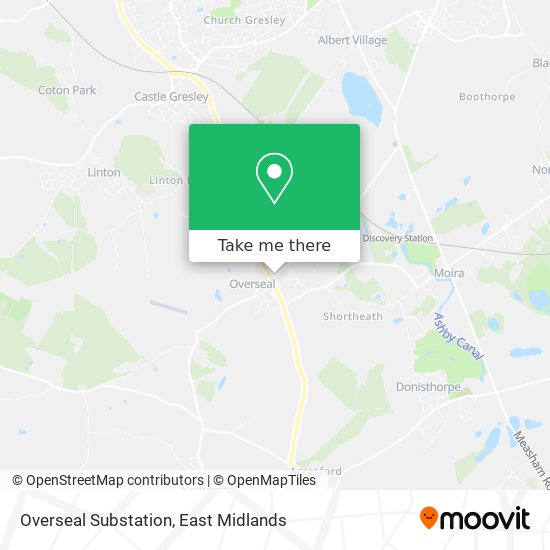 Overseal Substation map