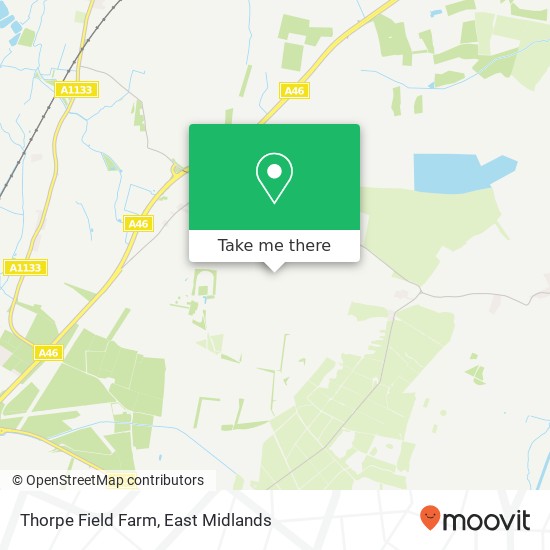 Thorpe Field Farm map