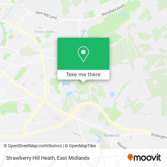 Strawberry Hill Heath map
