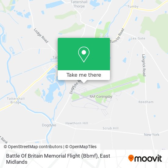 Battle Of Britain Memorial Flight (Bbmf) map
