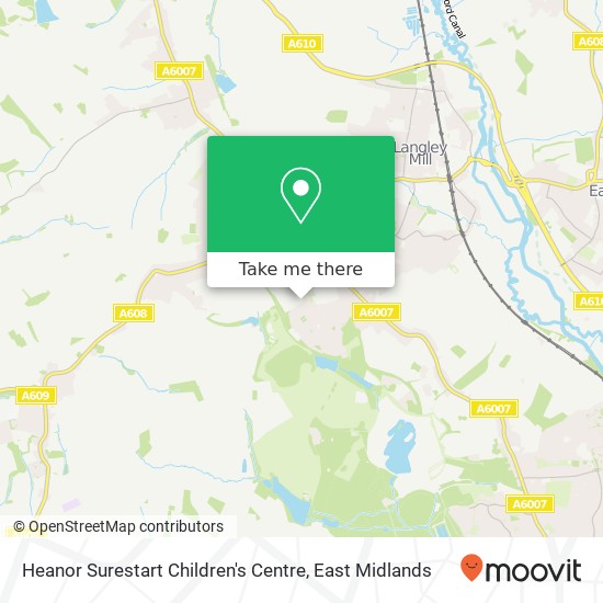 Heanor Surestart Children's Centre map