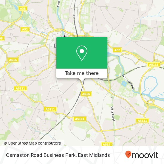 Osmaston Road Business Park map