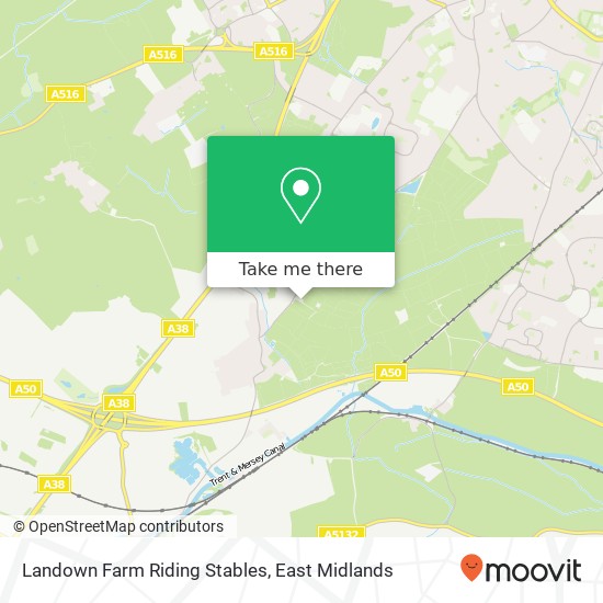 Landown Farm Riding Stables map