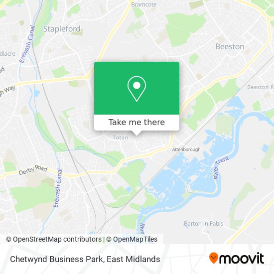 Chetwynd Business Park map