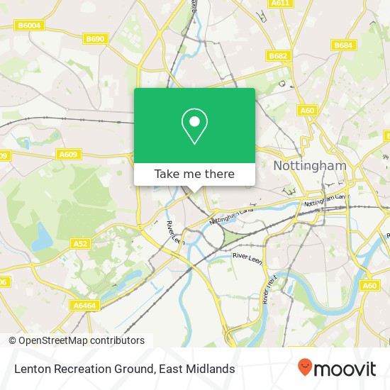 Lenton Recreation Ground map