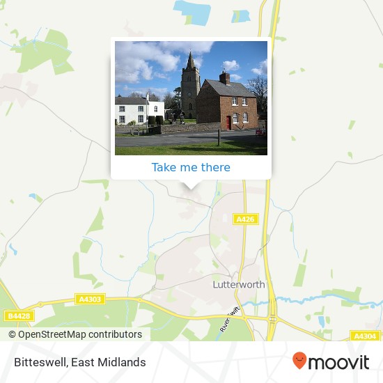 Bitteswell map