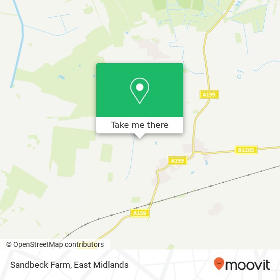 Sandbeck Farm map