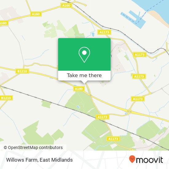 Willows Farm map