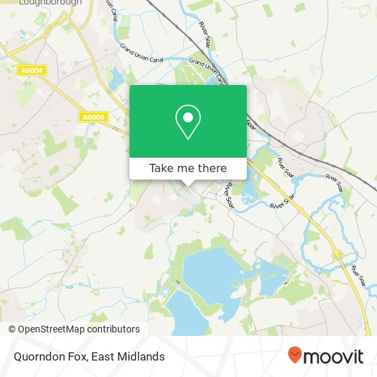 Quorndon Fox map