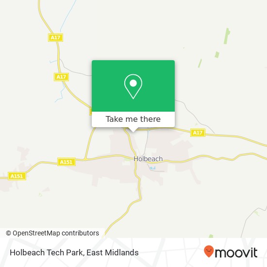 Holbeach Tech Park map
