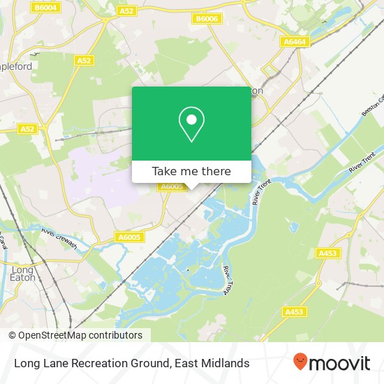 Long Lane Recreation Ground map