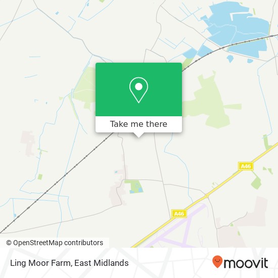 Ling Moor Farm map