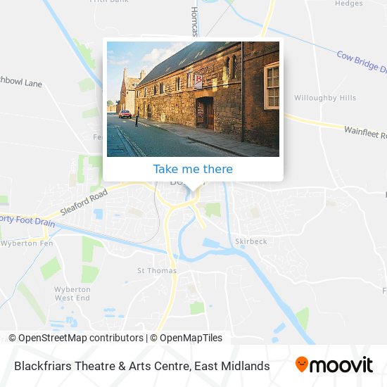 Blackfriars Theatre & Arts Centre map