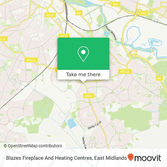 Blazes Fireplace And Heating Centres map