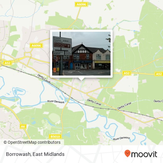 Borrowash map