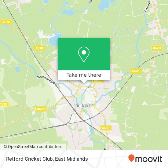 Retford Cricket Club map