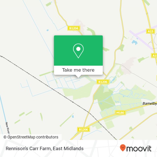 Rennison's Carr Farm map