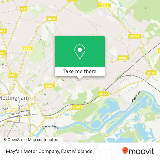 Mayfair Motor Company map