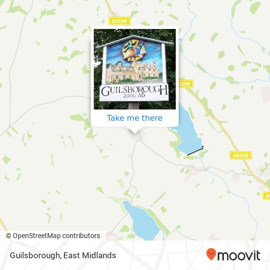 Guilsborough map