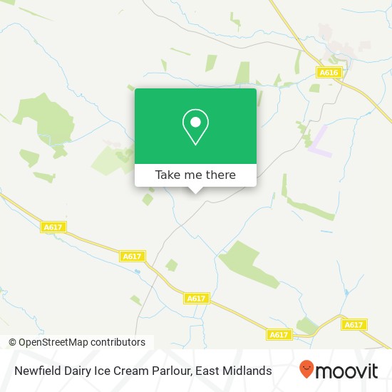 Newfield Dairy Ice Cream Parlour map