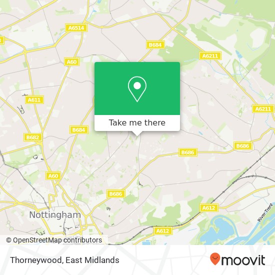 Thorneywood map