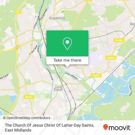 The Church Of Jesus Christ Of Latter-Day Saints map