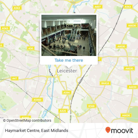 Haymarket Centre map