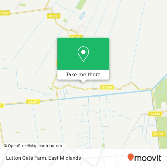 Lutton Gate Farm map