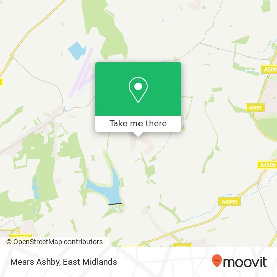 Mears Ashby map