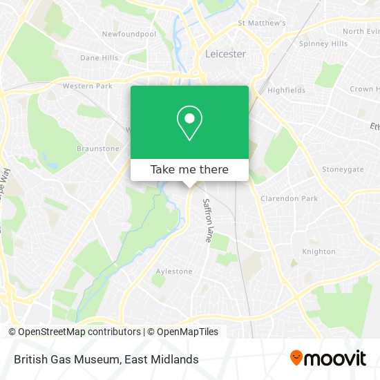 British Gas Museum map