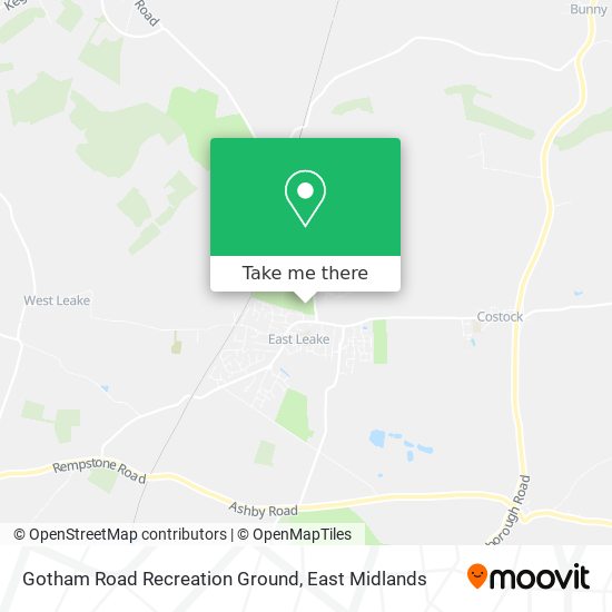 Gotham Road Recreation Ground map