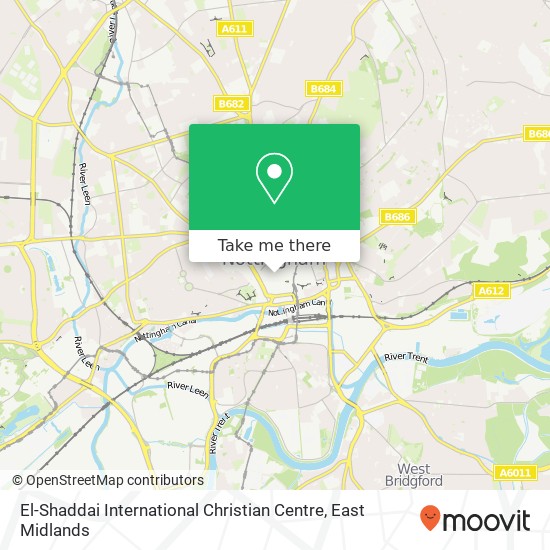 El-Shaddai International Christian Centre map