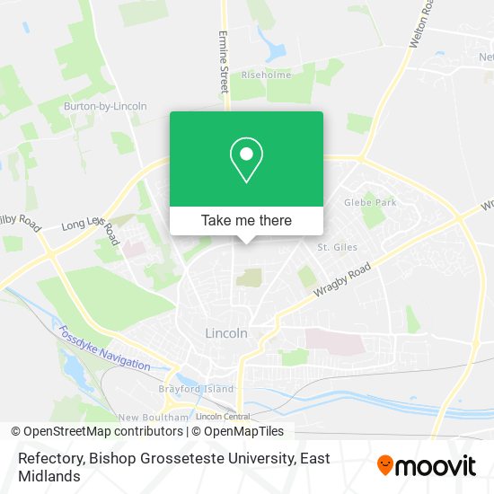 Refectory, Bishop Grosseteste University map