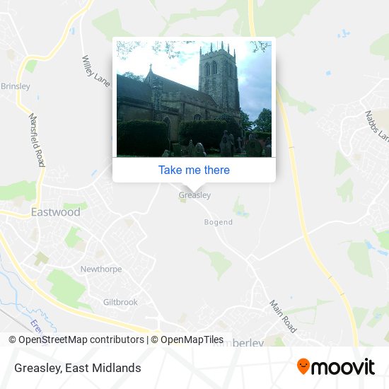 Greasley map