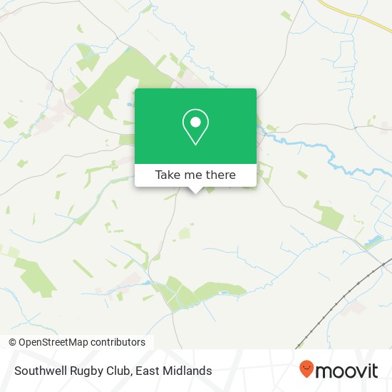 Southwell Rugby Club map
