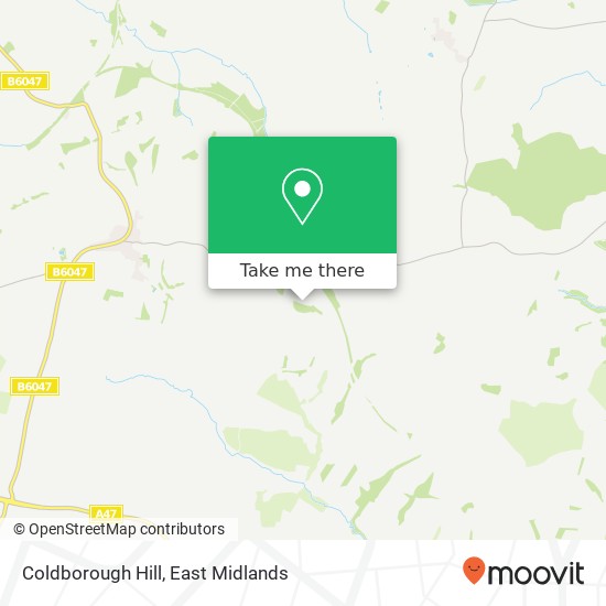 Coldborough Hill map