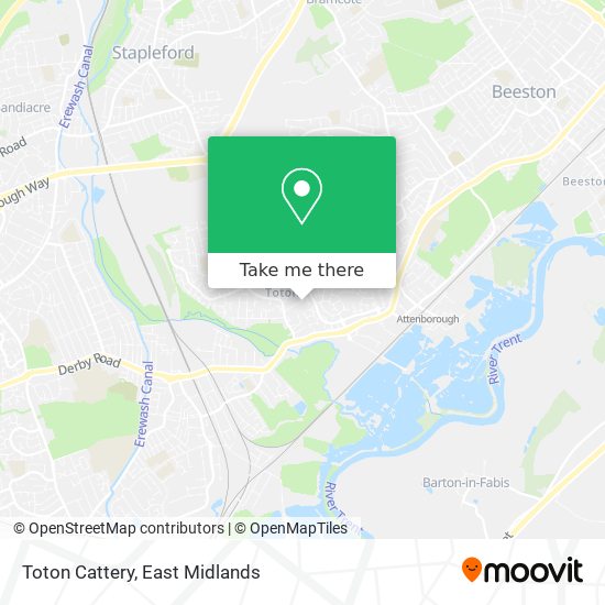 Toton Cattery map