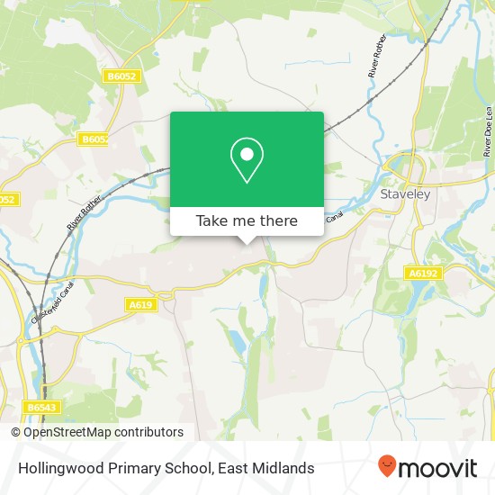 Hollingwood Primary School map