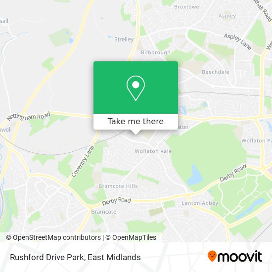 Rushford Drive Park map