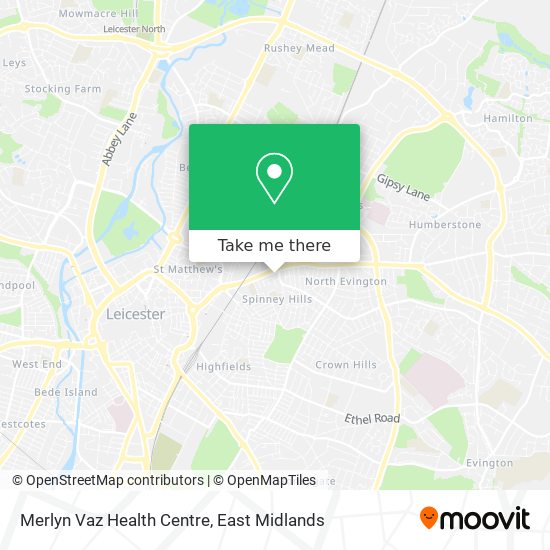 Merlyn Vaz Health Centre map