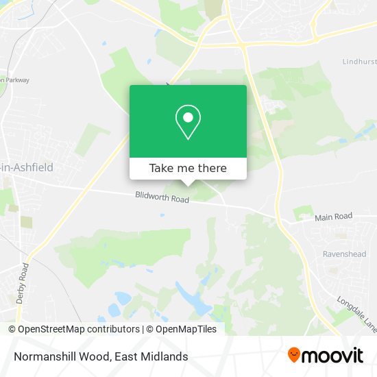 Normanshill Wood map