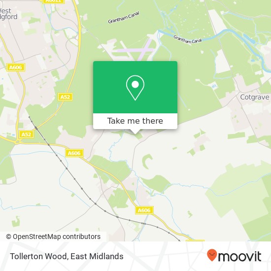 Tollerton Wood map