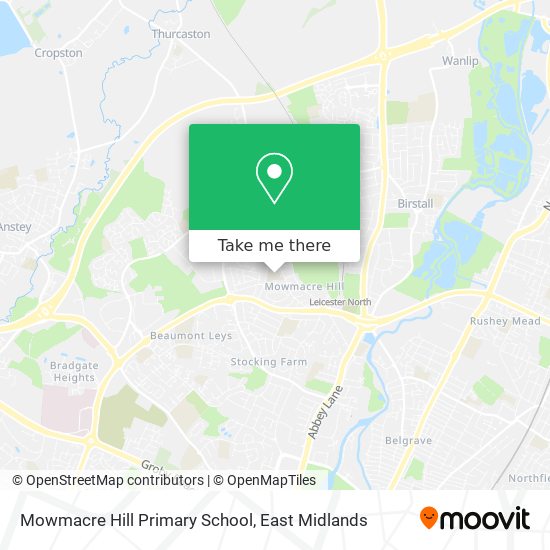 Mowmacre Hill Primary School map