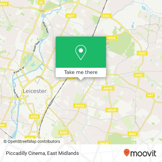 Piccadilly Cinema map