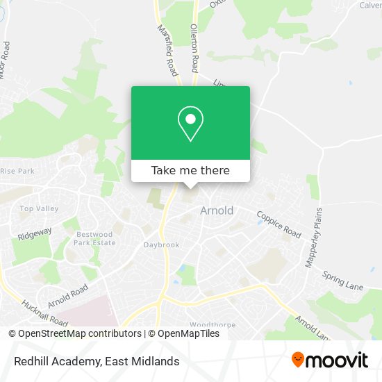 Redhill Academy map