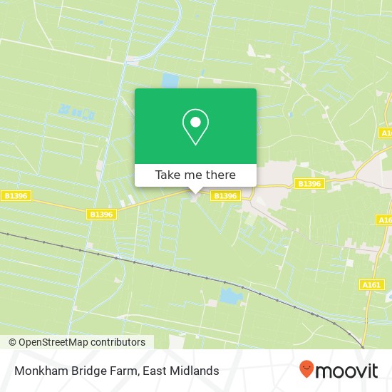 Monkham Bridge Farm map