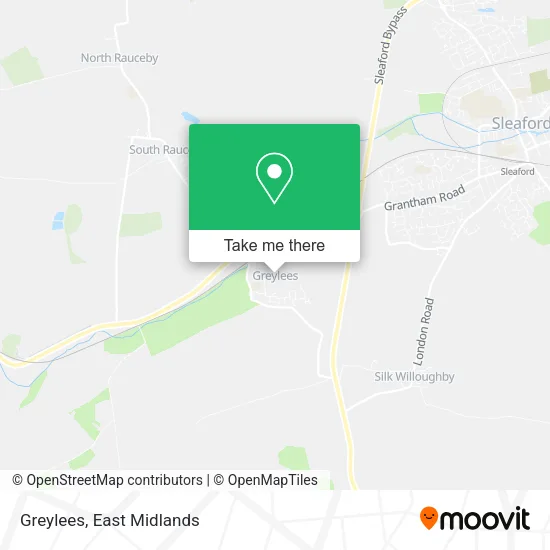 Greylees map