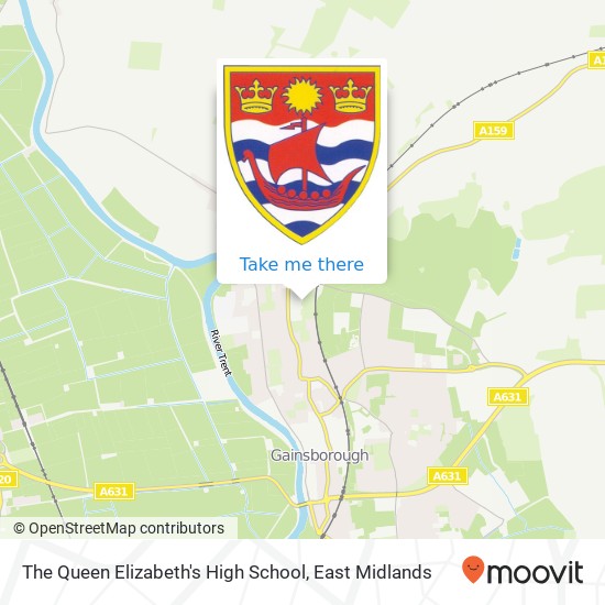 The Queen Elizabeth's High School map